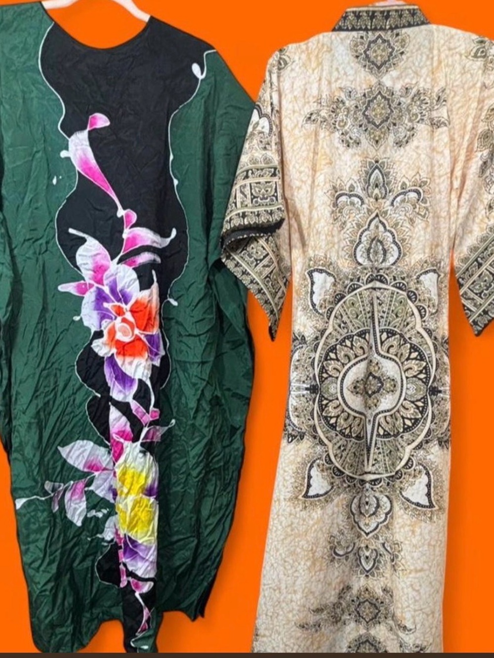 Bundle of 2 beautiful vintage kaftans - Picture 7 of 8